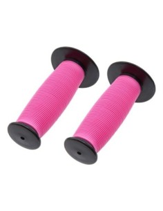 Mushroom Grips 7/8 long 115mm Black/Pink.